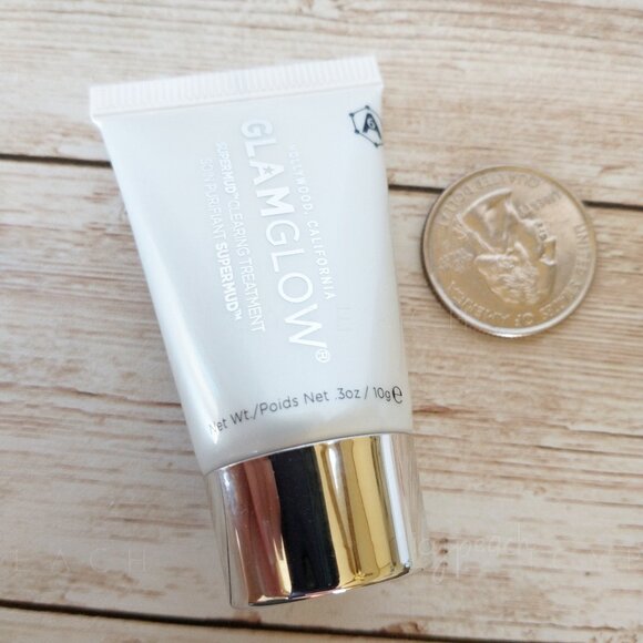 Glamglow Supermud Clearing Treatment New 10g/0.3oz Charcoal Mask Exfoliate Clear - Picture 4 of 6